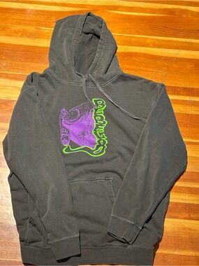 Rebel8 Rat Graphic Hoodie Neon Streetwear Skate Size XL